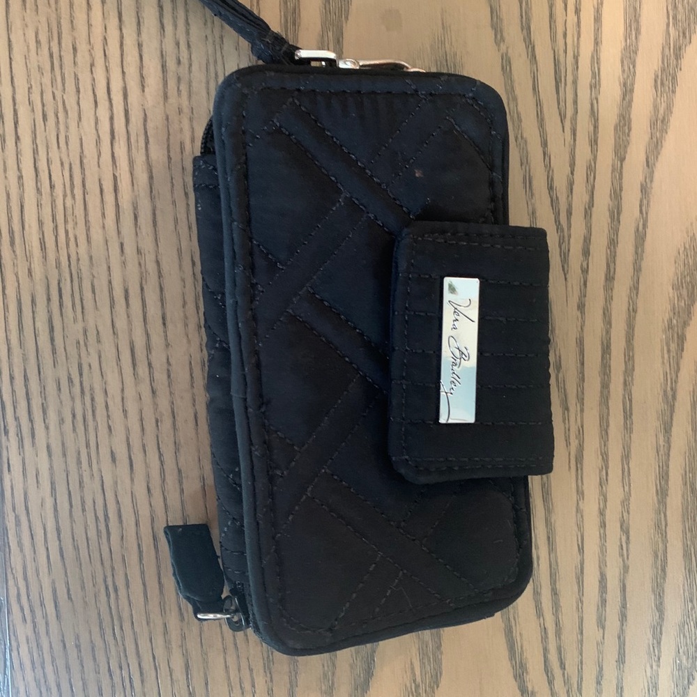 Vera Bradley Black Wallet/Wrislet